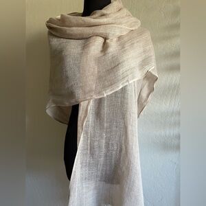 Elegant Cream Scarf